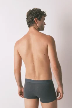 Pacote com 2 boxers verdes lisos