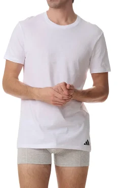 Pacote com 3 camisetas de gola redonda redonda de algodão Active Core