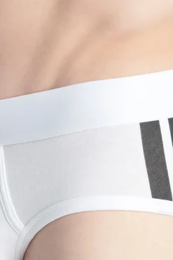 Pacote com 2 cuecas elásticas Active Flex Cotton 3-Stripes