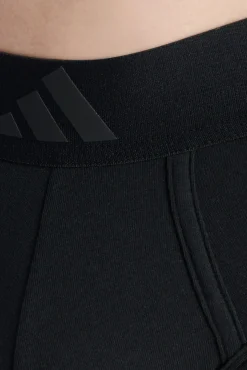 Pacote com 2 cuecas elásticas Active Flex Cotton 3-Stripes