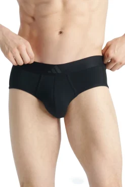 Pacote com 2 cuecas elásticas Active Flex Cotton 3-Stripes