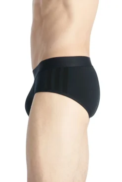 Pacote com 2 cuecas elásticas Active Flex Cotton 3-Stripes