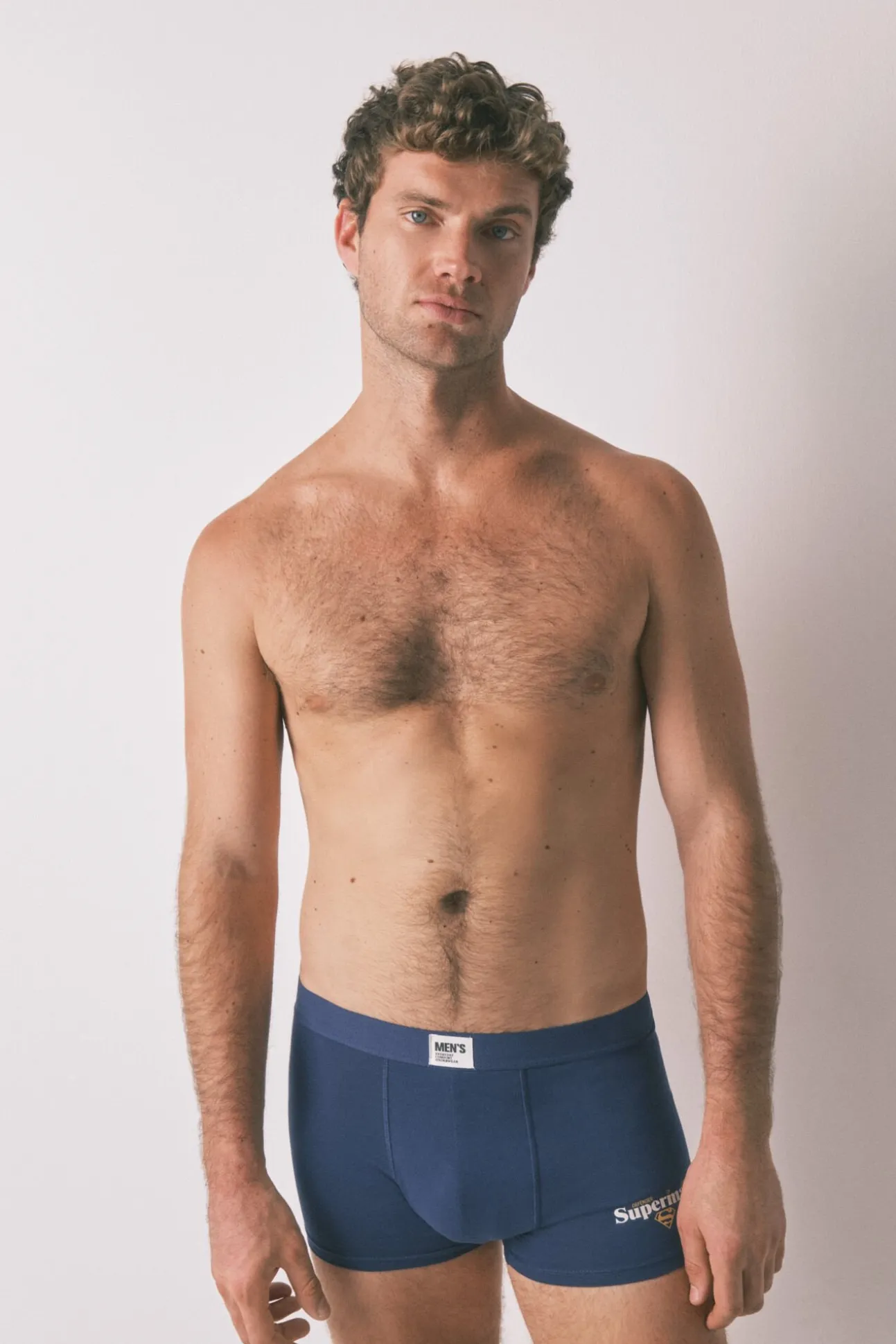 Pacote de 2 boxers cinza do Superman