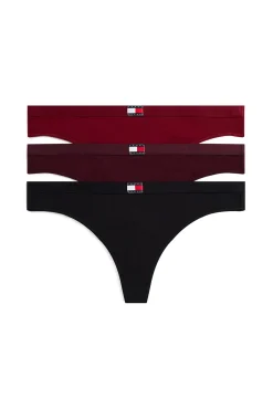 Pacote de 3 tangas com logo