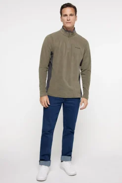 para homem Klamath Range™ II meia polar Masculina com fecho-éclair