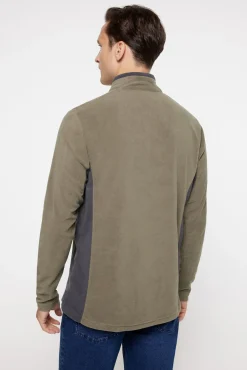 para homem Klamath Range™ II meia polar Masculina com fecho-éclair