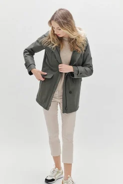 Parka 100% algodão