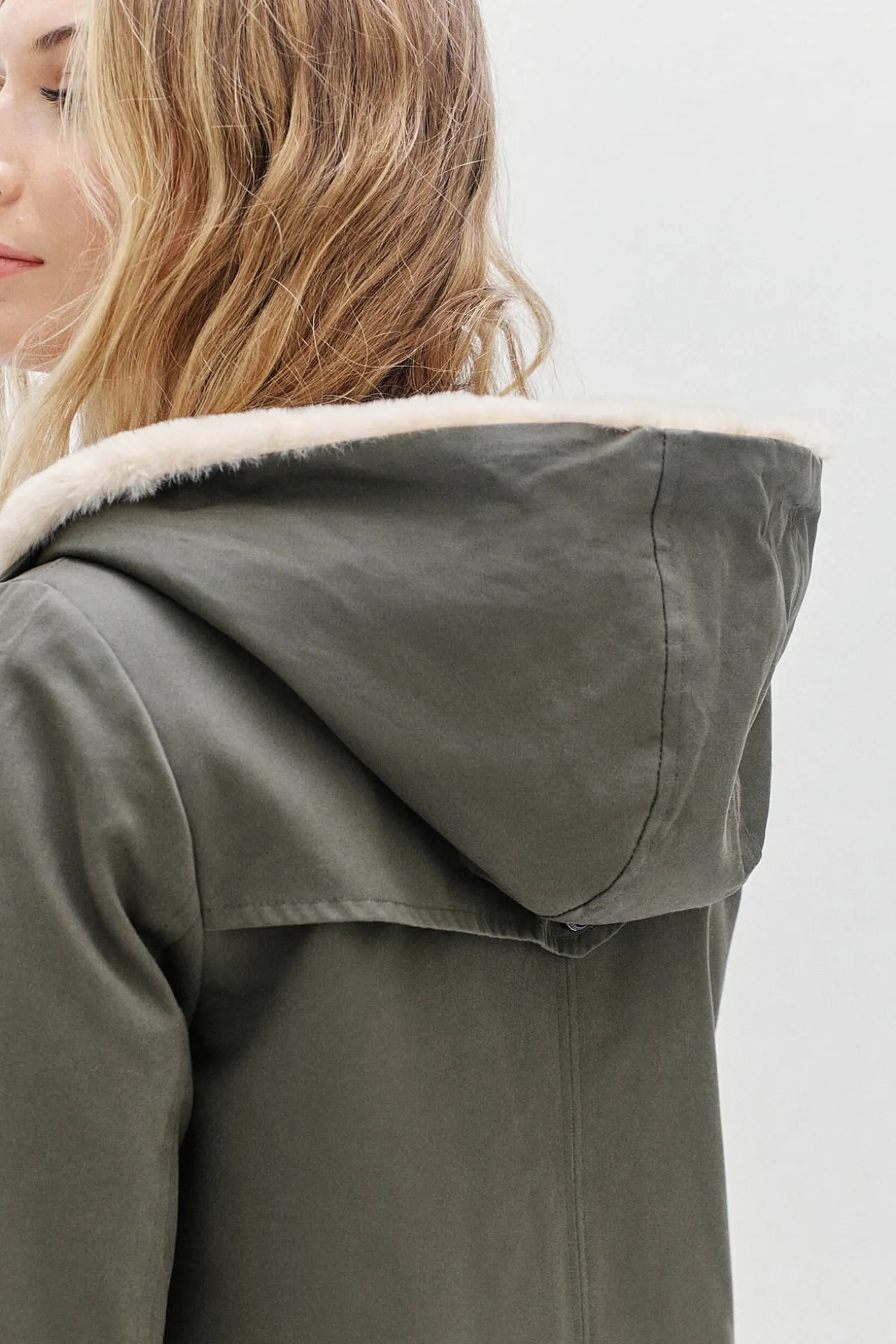 Parka 100% algodão