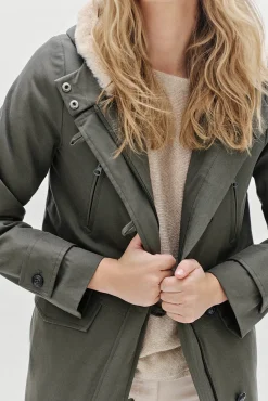 Parka 100% algodão