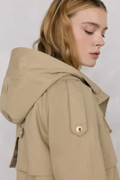 Parka acolchoada capuz