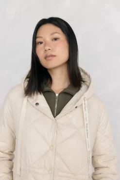 Parka acolchoada capuz
