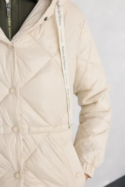 Parka acolchoada capuz