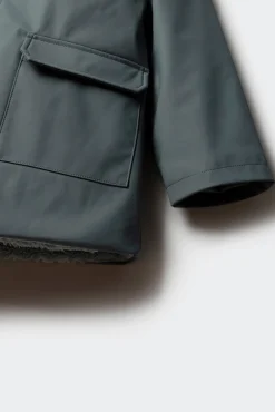 Parka amarelo pastel para criança