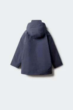 Parka azul marinho para meninos