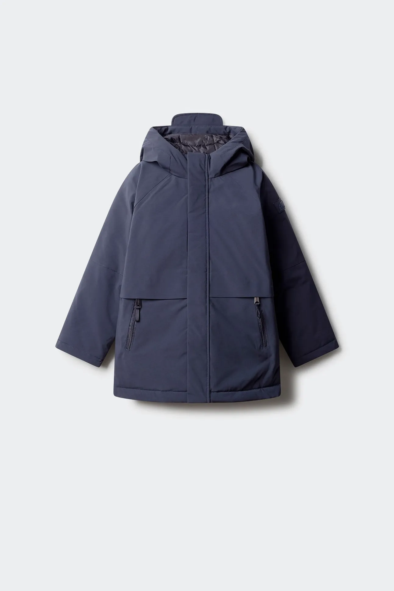 Parka azul marinho para meninos