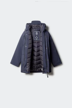 Parka azul marinho para meninos
