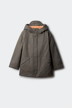 Parka cinza para criança