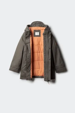 Parka cinza para criança