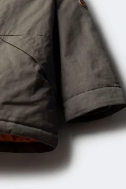 Parka cinza para criança