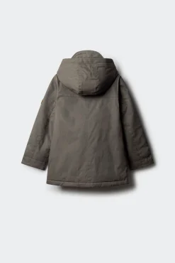 Parka cinza para criança