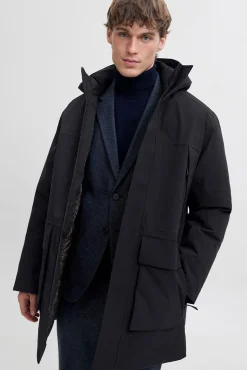 Parka clássica com capuz