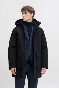 Parka clássica com capuz