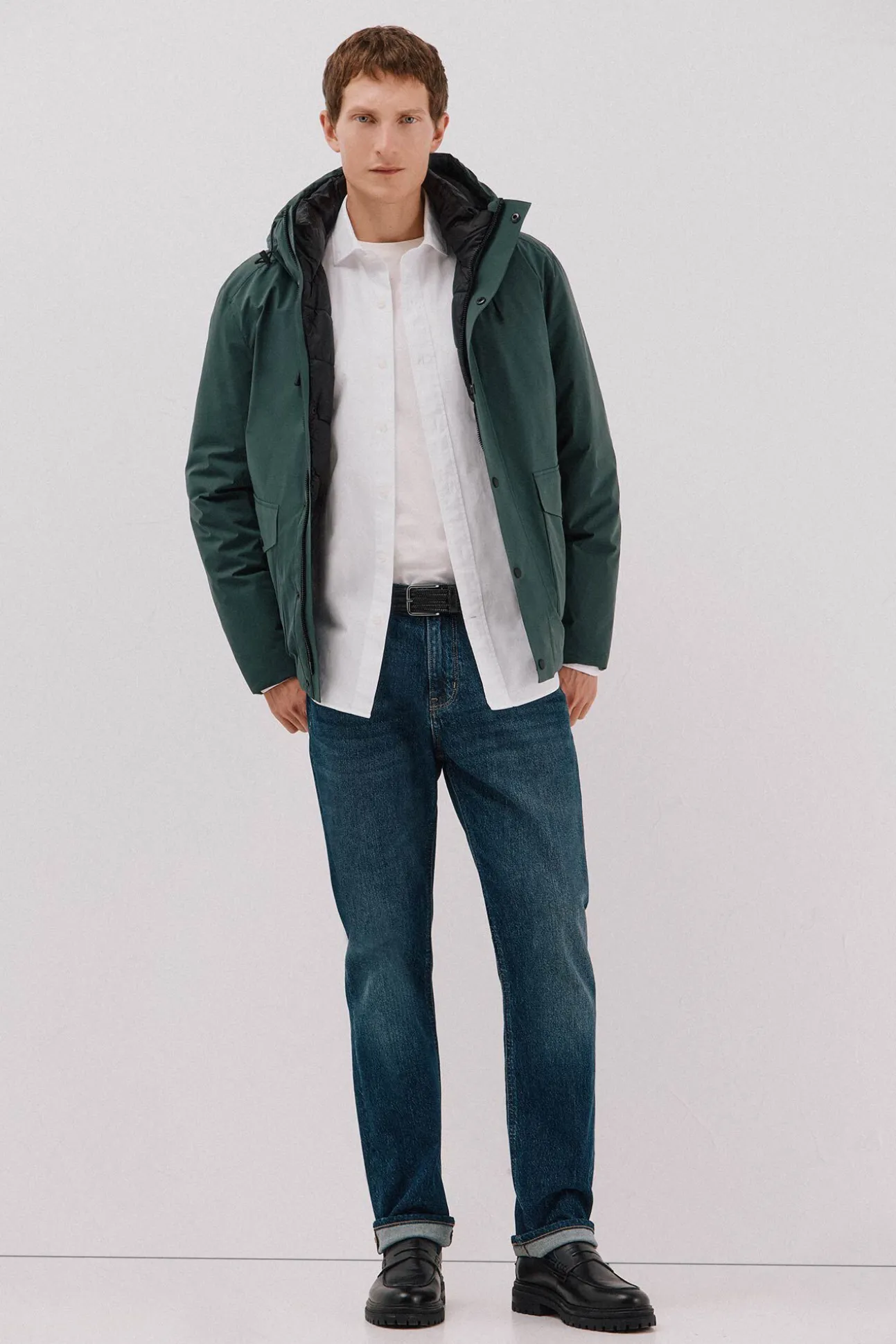 Parka com capuz