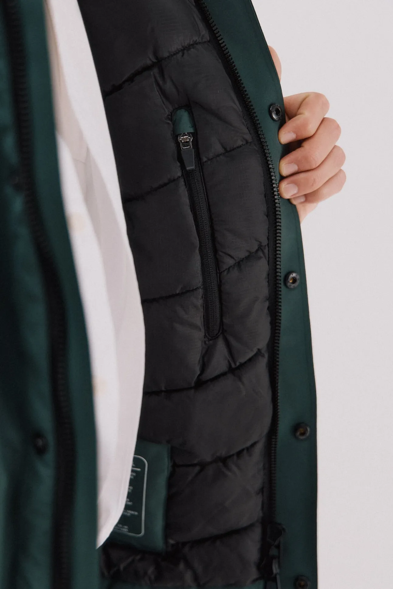 Parka com capuz