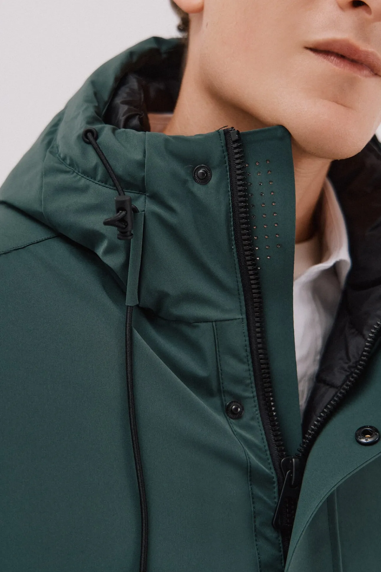 Parka com capuz