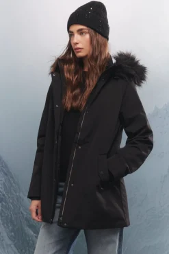 Parka com capuz de pele Sorona Aura