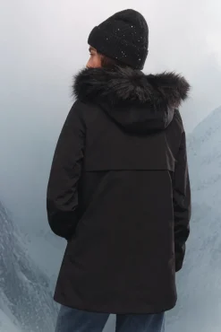 Parka com capuz de pele Sorona Aura