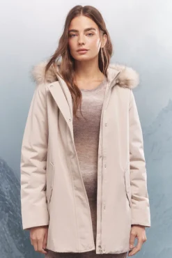 Parka com capuz de pele Sorona Aura
