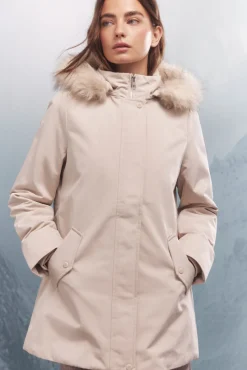 Parka com capuz de pele Sorona Aura