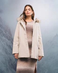 Parka com capuz de pele Sorona Aura
