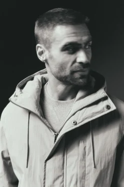 Parka comprida acolchoada
