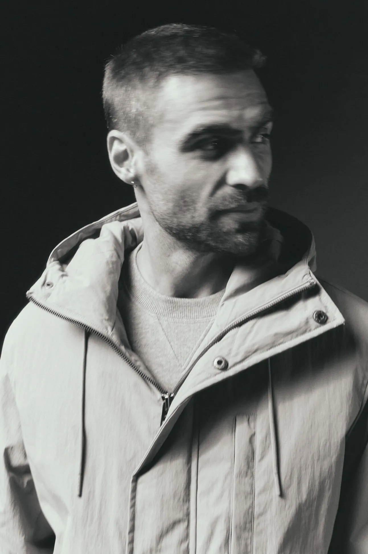 Parka comprida acolchoada