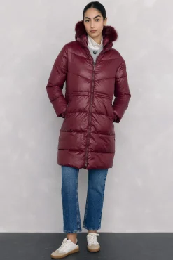 Parka comprida capuz