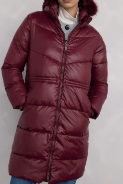 Parka comprida capuz