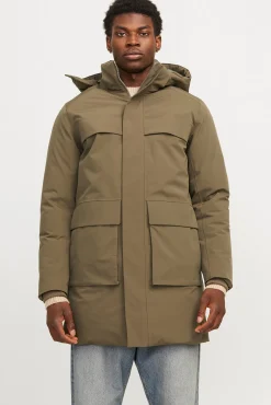 Parka comprida capuz