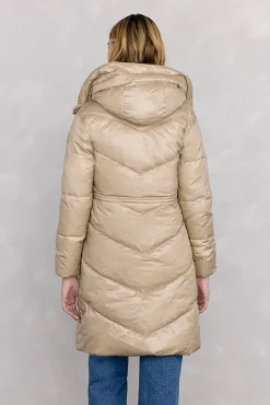 Parka comprida capuz