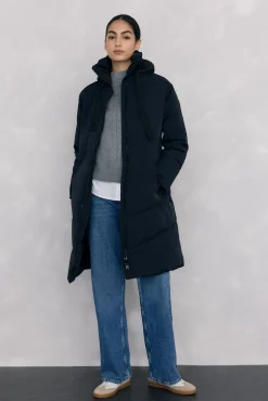 Parka comprida capuz