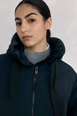 Parka comprida capuz