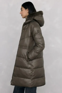 Parka comprida capuz