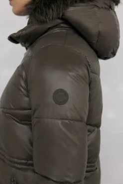 Parka comprida capuz