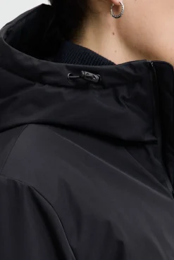 Parka curta acolchoada
