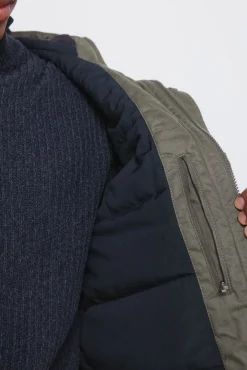 Parka curta acolchoada