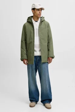 Parka curta acolchoada
