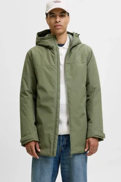 Parka curta acolchoada