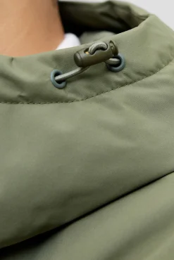 Parka curta acolchoada