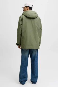 Parka curta acolchoada